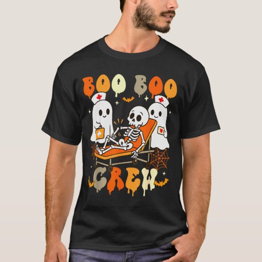 ハロウィンナース ブーブークルー ゴーストドクター パラメディック Tシャツ (正面)