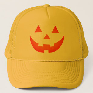 ハロウィンネオンハロウィーンのカボチャのちょうちんカボチャ顔 キャップ