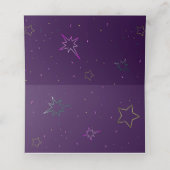   ハロウィンネオンピンク&グリーン白熱［赤熱］光を放つスカルズプラ プレイスカード (内部開封)