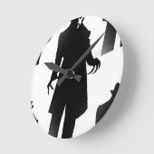 ハロウィンノスフェラトゥ ラウンド壁時計 (傾斜)