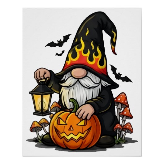 ハロウィンノーム光沢ポスター ポスター (正面)