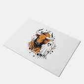 ハロウィンハイランドカウカボチャ ドアマット (アングル)