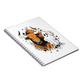 ハロウィンハイランドカウカボチャ ノートブック (右側)