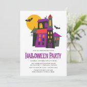 ハロウィンハウスパーティー おばけ屋敷 招待状 (スタンド正面)