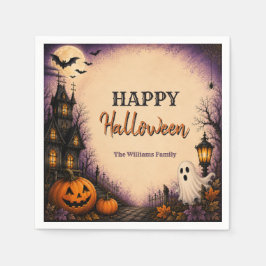 ハロウィンハウスパーティー スタンダードカクテルナプキン