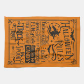 ハロウィンハウス1ルールキッチンカスタマイズタウル キッチンタオル (横)