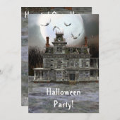 ハロウィンハウス5 x 7招待状 招待状 (正面/裏面)