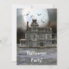ハロウィンハウス5 x 7招待状 招待状