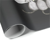 ハロウィンハウス，黒猫，こうもり，カボチャ ラッピングペーパー (ロールコーナー)