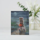 ハロウィンハガードラットパンプキンナイトムーンフォグ ポストカード (スタンド正面)