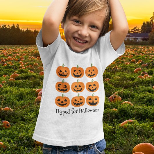 ハロウィンハッピージャックオランタンの誇大宣伝 Tシャツ