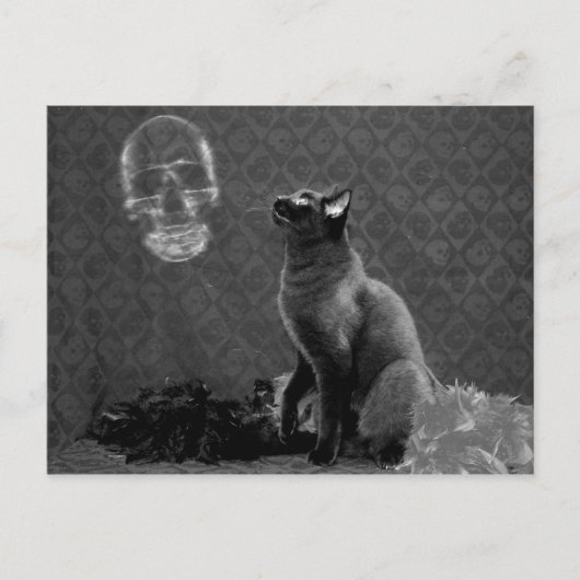 ハロウィンハッピー&ザ・ゴースト ポストカード (正面)