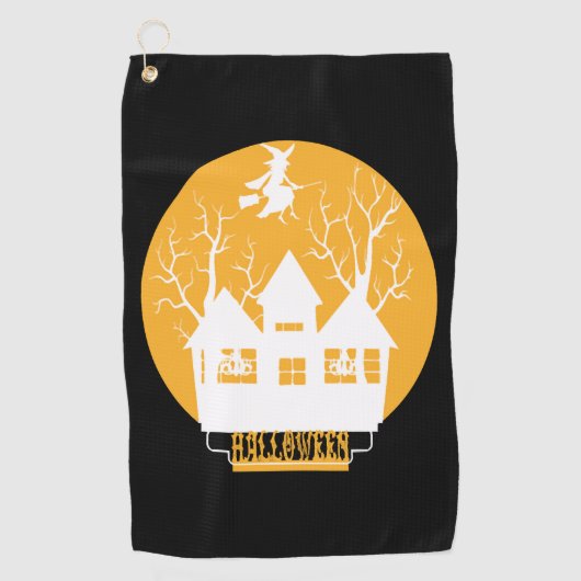 ハロウィンハロウィンハロウィンハロウィーン ゴルフタオル (正面)
