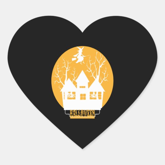 ハロウィンハロウィンハロウィンハロウィーン ハートシール (正面)