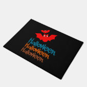 ハロウィンハロウィーンこうもり! ドアマット (アングル)