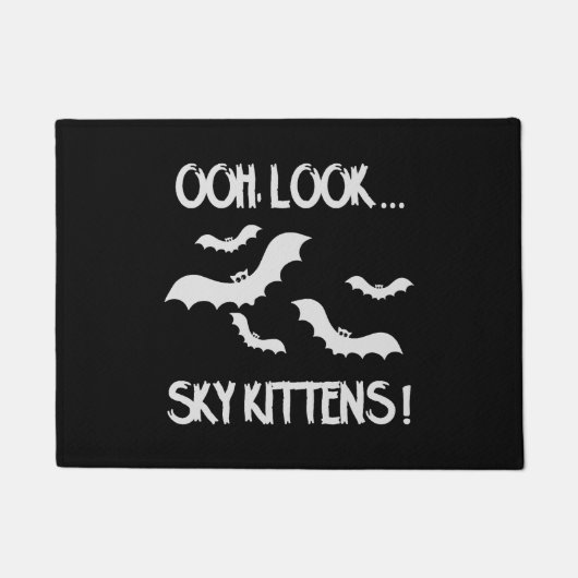 ハロウィンハロウィーンの衣装こうもり吸血鬼 ドアマット (正面)