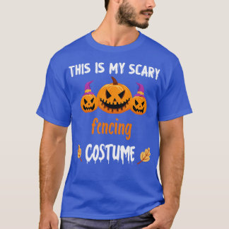 ハロウィンハロウィーンフェンシングのフェンシング Tシャツ