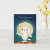 ハロウィンハロー カード (黄色い花)