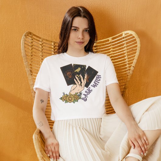 ハロウィンハンド保持タロットカード | BASIC WITCH Tシャツ