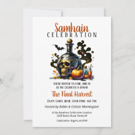 ハロウィンハーベストウィッチズビールハローウィンパーティ 招待状