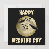 ハロウィンハーベストフルムーンアンドナイトフライトこうもり カード (正面)