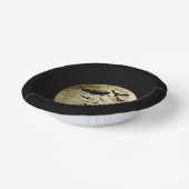 ハロウィンハーベストフルムーンアンドナイトフライトこうもり ペーパーボウル (傾斜あり)