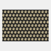 ハロウィンハーベストフルムーンアンドナイトフライトこうもり ラッピングペーパーシート (正面3)