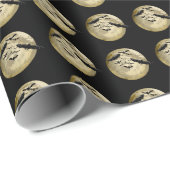 ハロウィンハーベストフルムーンアンドナイトフライトこうもり ラッピングペーパー (ロールコーナー)