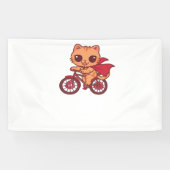 ハロウィンバイクリードの吸血鬼キャット – Cute 不気味 K 横断幕 (横)