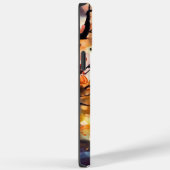 ハロウィンバセンジとカボチャ怖い Case-Mate iPhoneケース (裏面 / 右)