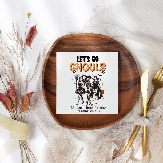 ハロウィンバチェロレッテグール行こう スタンダードカクテルナプキン