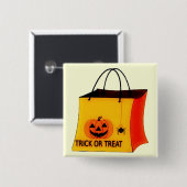 ハロウィンバッグ 缶バッジ (正面&裏面)