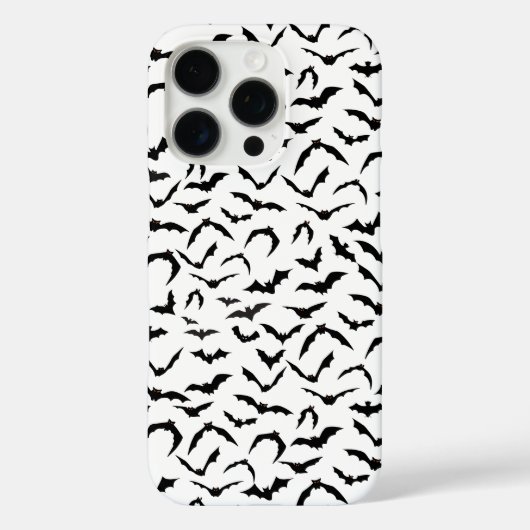 ハロウィンバット iPhone 16 Pro カバー (裏面)