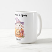 ハロウィンバニー カボチャ 名前入り マグカップ (正面右)