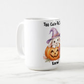 ハロウィンバニー カボチャ 名前入り マグカップ (正面左)