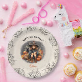 ハロウィンバースデーパーティーウィッチ紙プレート ペーパープレート (パーティー)