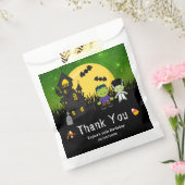 ハロウィンバースデーパーティースモンスターズ緑 フェイバーバッグ (封をした状態)