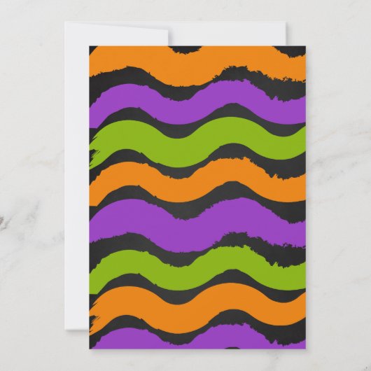 ハロウィンバースデーパーティー招待状 招待状 (裏面)