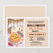 ハロウィンパイ 招待状 (正面/裏面)