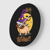 ハロウィンパギーの壁時計 ラージ壁時計 (傾斜)