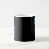 ハロウィンパグのスケルトン コーヒーマグカップ (中央)