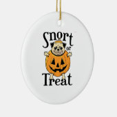 ハロウィンパグ セラミックオーナメント (右)
