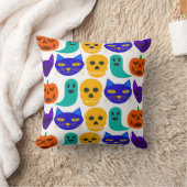 ハロウィンパターンの枕 クッション (ブランケット)