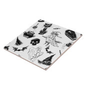 ハロウィンパターンデザイン タイル (側面)