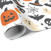 ハロウィンパターンデザイン ラッピングペーパー (ロールコーナー)