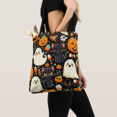 ハロウィンパターントートバッグ トートバッグ (クローズアップ)