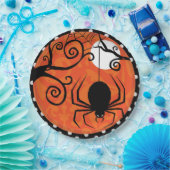 ハロウィンパターンプレート ペーパープレート (パーティー)