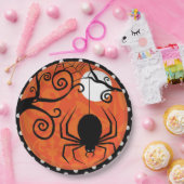 ハロウィンパターンプレート ペーパープレート (パーティー)