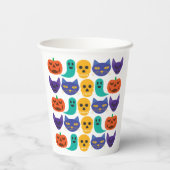 ハロウィンパターンペーパーカップ 紙コップ (裏面)