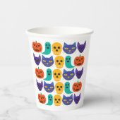 ハロウィンパターンペーパーカップ 紙コップ (正面)